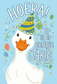 Kaartje met persoonlijk bericht Verjaardag - Ballonnenshop.nl