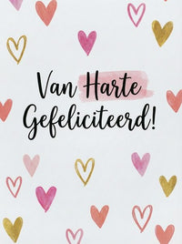 Kaartje met persoonlijk bericht Verjaardag - Ballonnenshop.nl