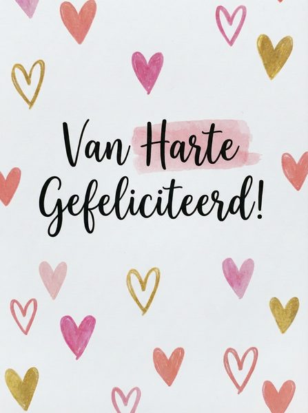 Kaartje met persoonlijk bericht Verjaardag - Ballonnenshop.nl