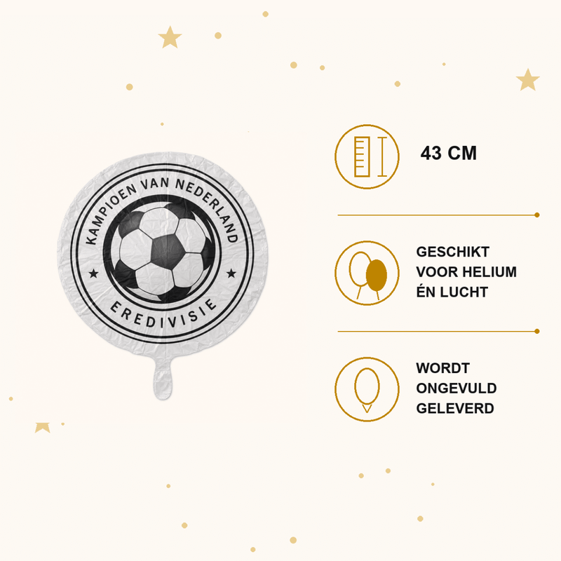 Kampioen Van Nederland Folie Ballon - 43 cm - Ballonnenshop.nl