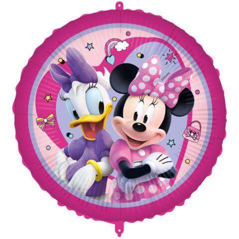 Katrien Duck & Minnie Mouse Helium Ballon - Gevuld Met Helium - 46 cm - Ballonnenshop.nl