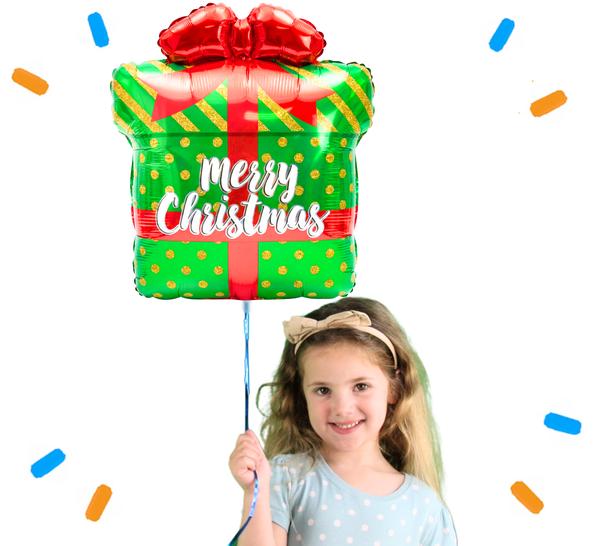 Kerstcadeau Helium Ballon - Gevuld Met Helium - 45 cm - Ballonnenshop.nl