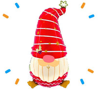 Kerstkabouter Helium Ballon - Gevuld Met Helium - 65 cm - Ballonnenshop.nl