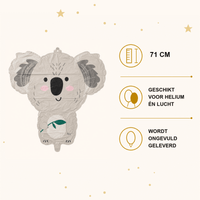 Koala - Folie Ballon - 71 cm - Ballonnenshop.nl