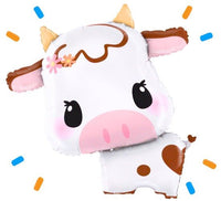 Koe Helium Ballon - Gevuld Met Helium - 84 cm - Ballonnenshop.nl