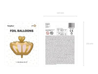 Kroon Folie Ballon 52 cm - Ballonnenshop.nl