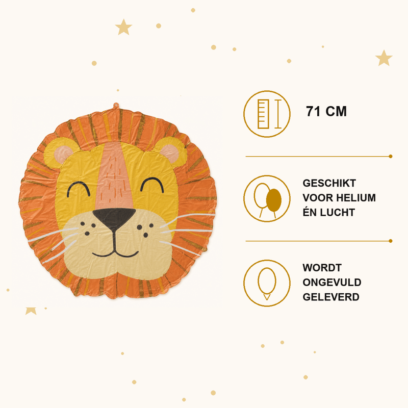 Leeuw - Folie Ballon - 71 cm - Ballonnenshop.nl