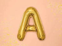 Letter Ballon A Goud - 35 cm - Ballonnenshop.nl