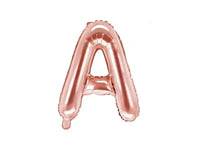 Letter Ballon A Rose Goud - 35 cm - Ballonnenshop.nl