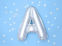 Letter Ballon A Zilver - 35 cm - Ballonnenshop.nl