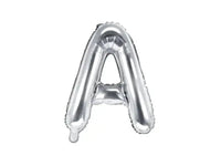 Letter Ballon A Zilver - 35 cm - Ballonnenshop.nl