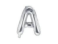 Letter Ballon A Zilver - 35 cm - Ballonnenshop.nl