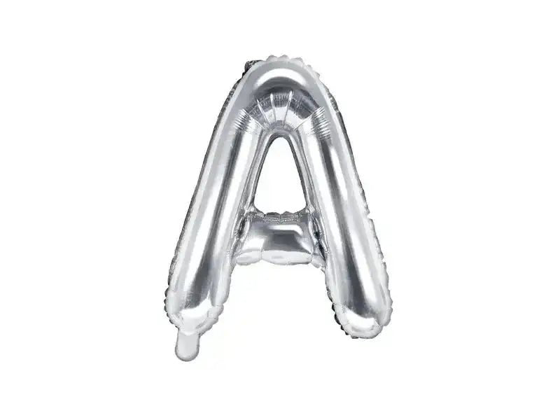 Letter Ballon A Zilver - 35 cm - Ballonnenshop.nl