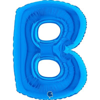 Letter Ballon B Blauw - 102 cm - Ballonnenshop.nl