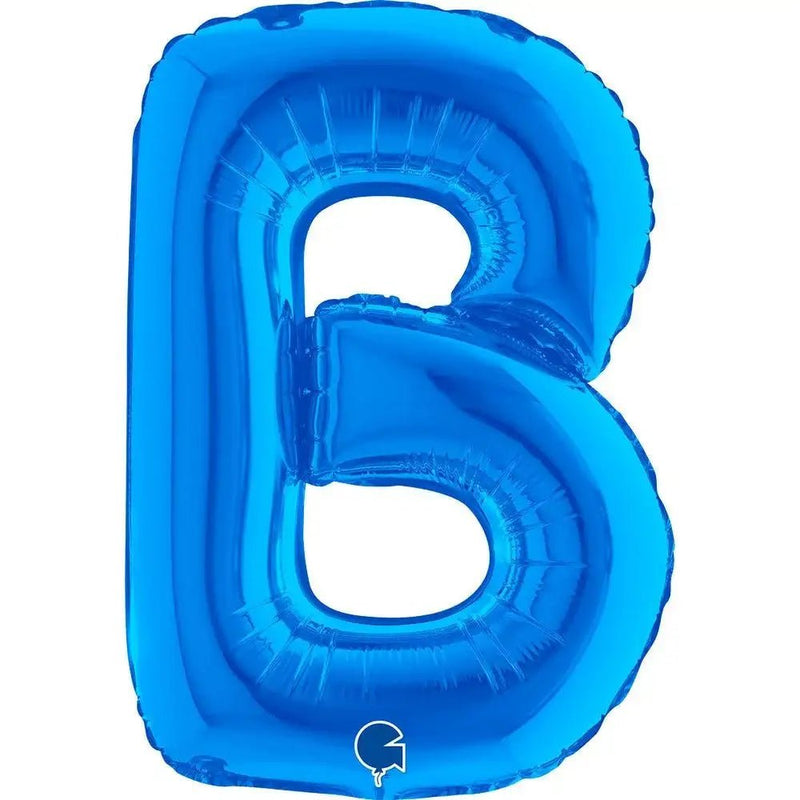 Letter Ballon B Blauw - 35 cm - Ballonnenshop.nl