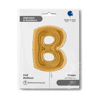 Letter Ballon B Goud 102 cm - Ballonnenshop.nl