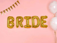 Letter Ballon B Goud - 35 cm - Ballonnenshop.nl
