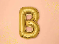 Letter Ballon B Goud - 35 cm - Ballonnenshop.nl
