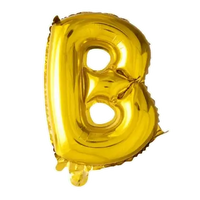 Letter Ballon B - Goud - 41 cm - Ballonnenshop.nl