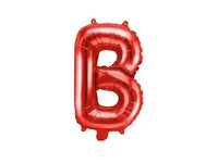 Letter Ballon B Rood - 35 cm - Ballonnenshop.nl