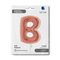 Letter Ballon B Rose Goud - 102 cm - Ballonnenshop.nl