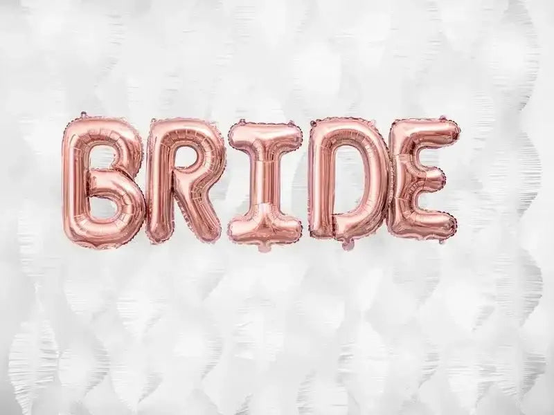 Letter Ballon B Rose Goud - 35 cm - Ballonnenshop.nl