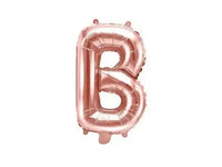 Letter Ballon B Rose Goud - 35 cm - Ballonnenshop.nl