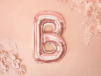 Letter Ballon B Rose Goud - 35 cm - Ballonnenshop.nl