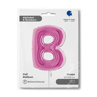 Letter Ballon B Roze - 102 cm - Ballonnenshop.nl