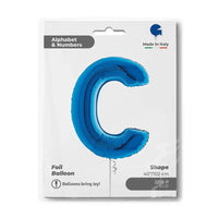 Letter Ballon C Blauw - 102 cm - Ballonnenshop.nl