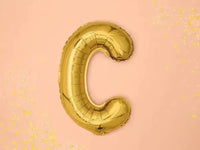 Letter Ballon C Goud - 35 cm - Ballonnenshop.nl