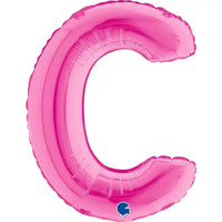 Letter Ballon C Roze - 35 cm - Ballonnenshop.nl
