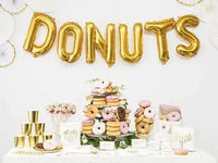 Letter Ballon D Goud - 35 cm - Ballonnenshop.nl