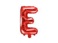 Letter Ballon E Rood - 35 cm - Ballonnenshop.nl