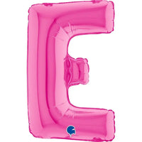Letter Ballon E Roze - 35 cm - Ballonnenshop.nl