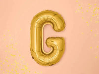 Letter Ballon G Goud - 35 cm - Ballonnenshop.nl