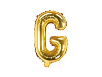 Letter Ballon G Goud - 35 cm - Ballonnenshop.nl