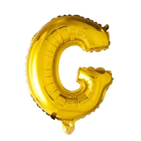 Letter Ballon G - Goud - 41 cm - Ballonnenshop.nl