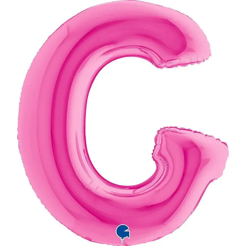 Letter Ballon G Roze - 102 cm - Ballonnenshop.nl