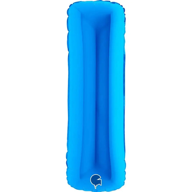 Letter Ballon I Blauw - 102 cm - Ballonnenshop.nl