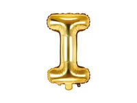 Letter Ballon I Goud - 35 cm - Ballonnenshop.nl