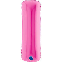Letter Ballon I Roze - 102 cm - Ballonnenshop.nl