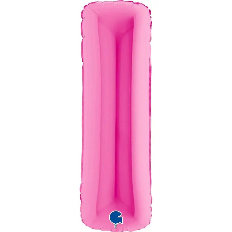 Letter Ballon I Roze - 102 cm - Ballonnenshop.nl
