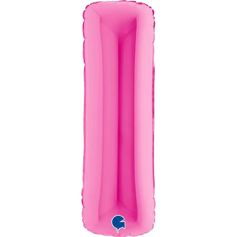 Letter Ballon I Roze - 102 cm - Ballonnenshop.nl