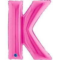 Letter Ballon K Roze - 102 cm - Ballonnenshop.nl