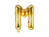 Letter Ballon M Goud - 35 cm - Ballonnenshop.nl