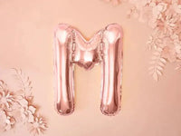 Letter Ballon M Rose Goud - 35 cm - Ballonnenshop.nl