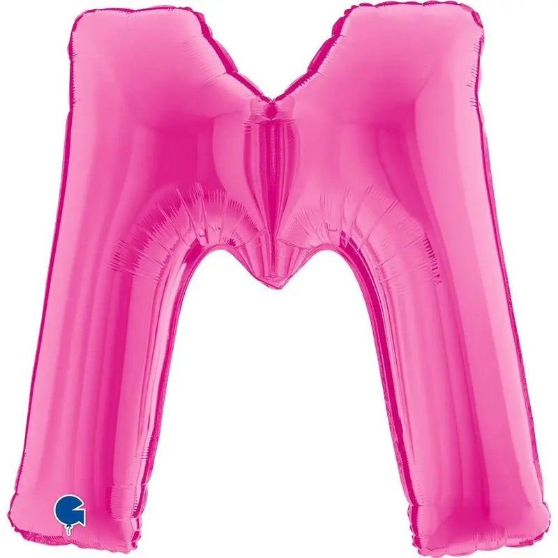Letter Ballon M Roze - 102 cm - Ballonnenshop.nl