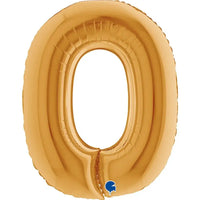 Letter Ballon O Goud 102 cm - Ballonnenshop.nl