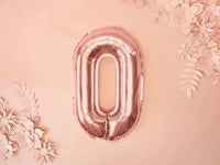 Letter Ballon O Rose Goud - 35 cm - Ballonnenshop.nl